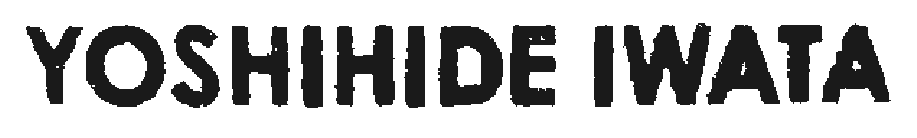 YOSHIHIDE IWATA